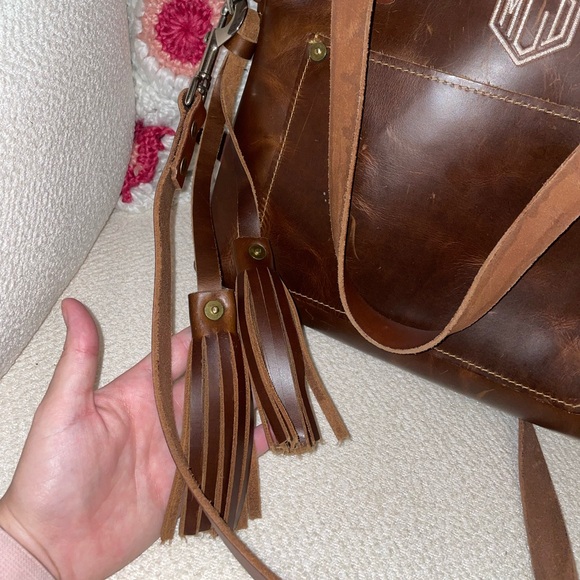 REAL LEATHER HANDMADE BAG - Picture 4 of 7